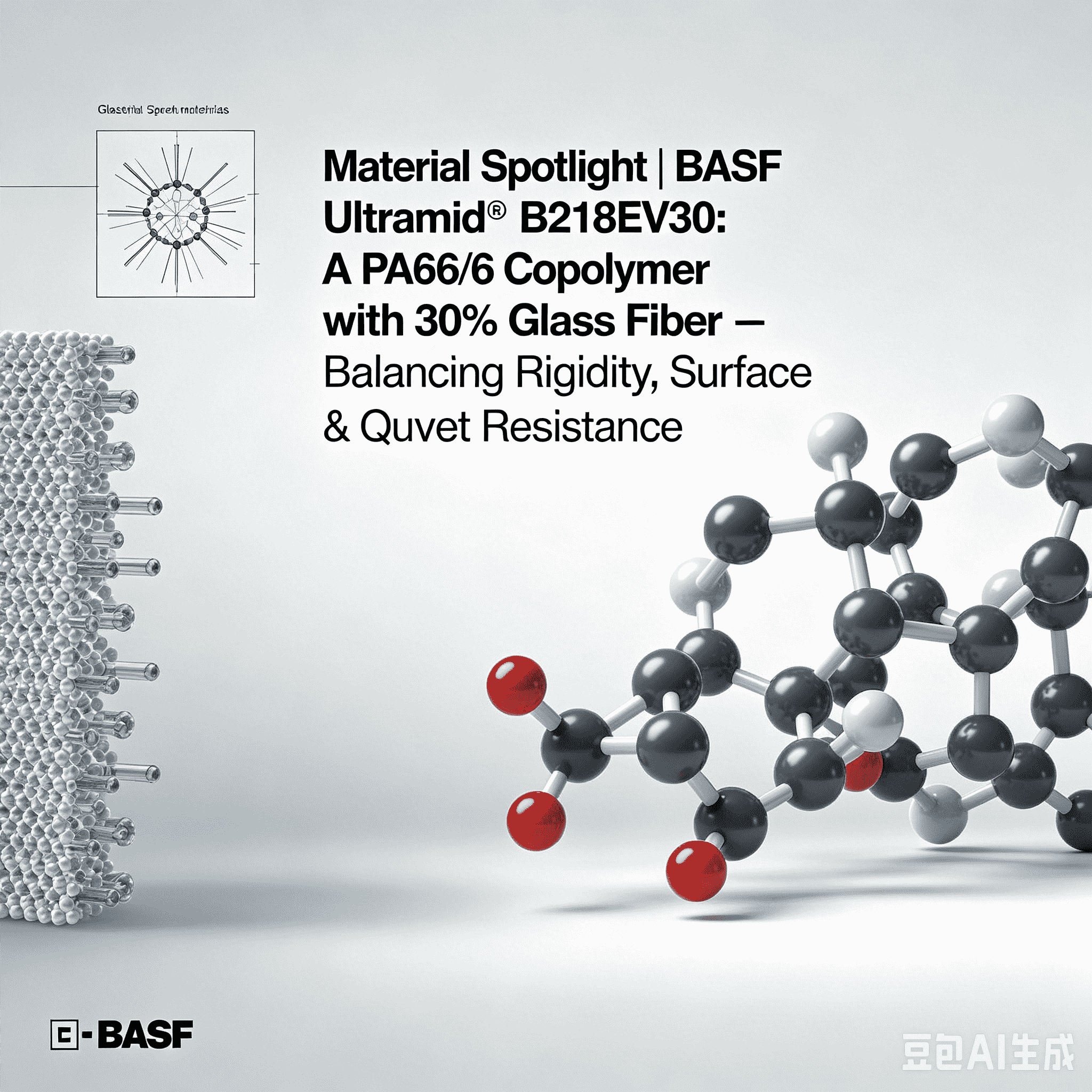 Material Spotlight | BASF Ultramid® B218EV30: A PA66/6 Copolymer with 30% Glass Fiber – Balancing Rigidity, Surface Quality & Heat Resistance